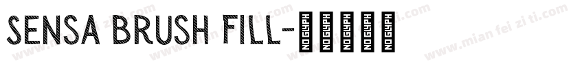 Sensa Brush Fill字体转换